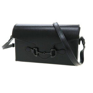 Gucci Horsebit Leather Shoulder Bag